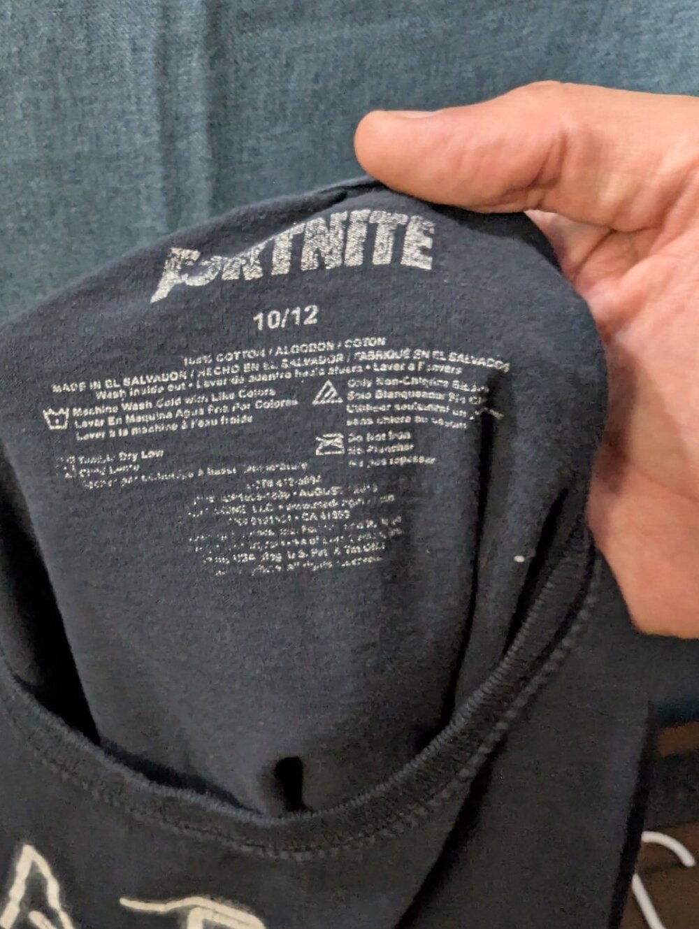 Set Of 2 Fortnite Boys T-Shirts Size L (10-12) Black Graphic Tees Gamer Shirts - Picture 14 of 16
